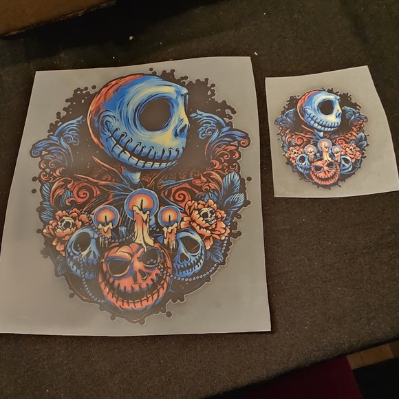 🎉3 for 25🎉 Nightmare before christmas double iron on - Picture 1 of 5